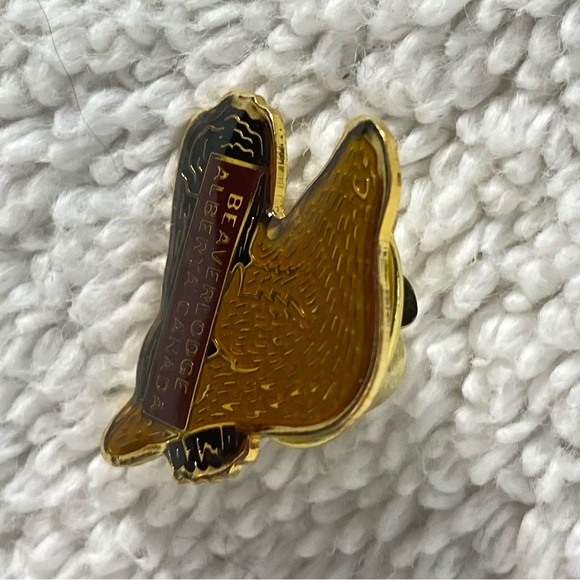 5/$25 Vintage Beaverlodge Alberta Canada Enamel Souvenir Pin - Picture 7 of 12